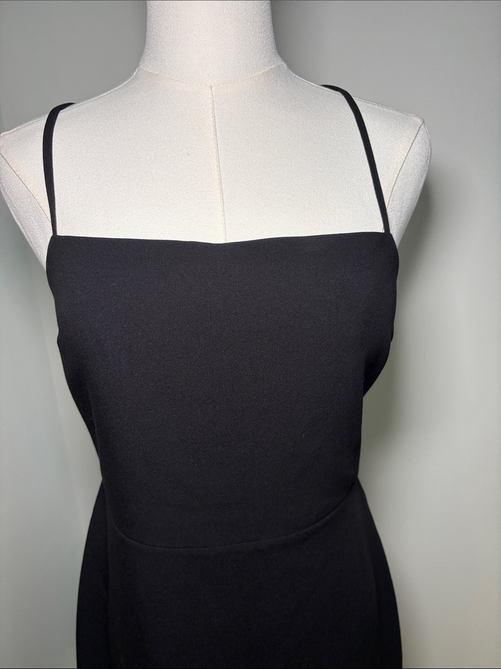 Dynamite Black Backless Strappy Midi Dress - Picture 4 of 7
